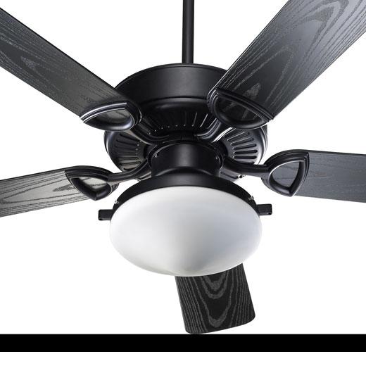 Estate Patio 52-in Matte Black  Indoor/Outdoor Ceiling Fan (5-Blade)