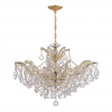 Crystorama 4439-GD-CL-S - Maria Theresa 6 Light Swarovski Strass Crystal Gold Chandelier