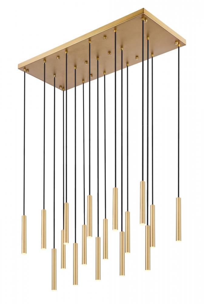 17 Light Linear Chandelier