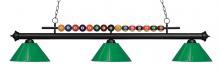 Z-Lite 170MB-PGR - 3 Light Billiard