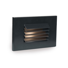 WAC Canada WL-LED120F-C-BK - LED Horizontal Louvered Step and Wall Light