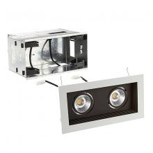 WAC Canada MT-3LD211R-F935-BK - Mini Multiple LED Two Light Remodel Housing with Trim and Light Engine