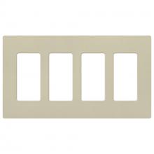 Lutron Electronics SC-4-CY - SATIN WALLPLATE 4G CY