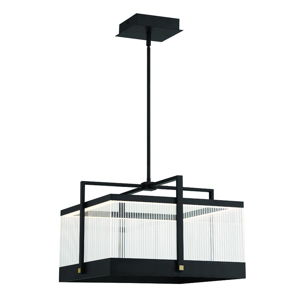 Tye 1 Light Chandelier in Black