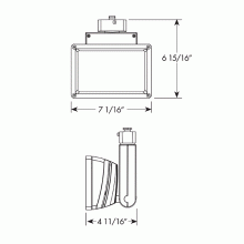 Juno T259L G2 30K 80CRI PDIM WH - Track Head