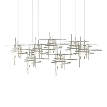 Hubbardton Forge - Canada 131096-SKT-LONG-85-YC0305 - Tura 7-Light Frosted Glass Pendant