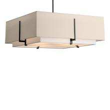 Hubbardton Forge - Canada 139635-SKT-MULT-10-SF2012-SA2401 - Exos Square Large Double Shade Pendant